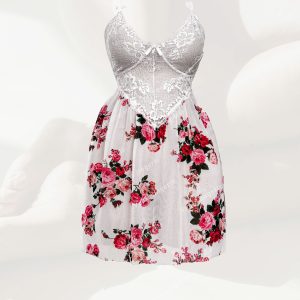پیراهن سایز بزرگ کد 8347
