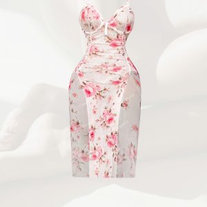 ست اندامی گلدار کد 8036